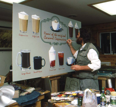 Cappuccino Cafe - Gijsbert at Work